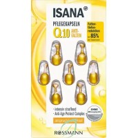 ISANA капсули проти зморшок Q10, вимоглива шкіра. Anti-Falten Pflegekapseln 2,66 ml 7x 0,38 ml