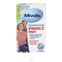 Mivolis Біологічно активна добавка Вітамін С Депо, 40 капсул. Mivolis Vitamin C Depot.